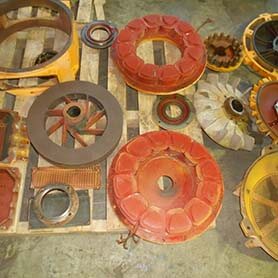 Electric motor rewinding